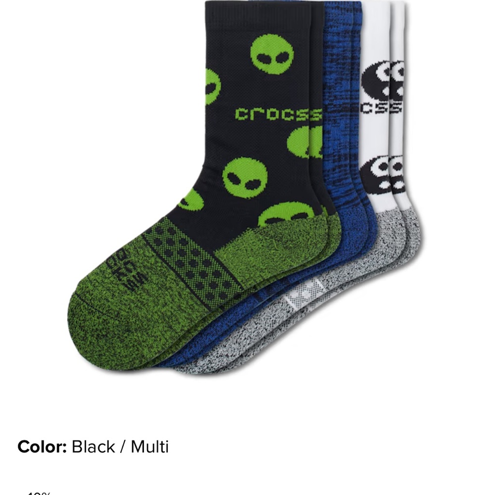 CROCS SOCKS Big Kid